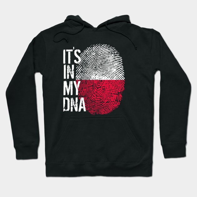 Poland Flag Fingerprint My Story DNA Polish Hoodie by Your Culture & Merch